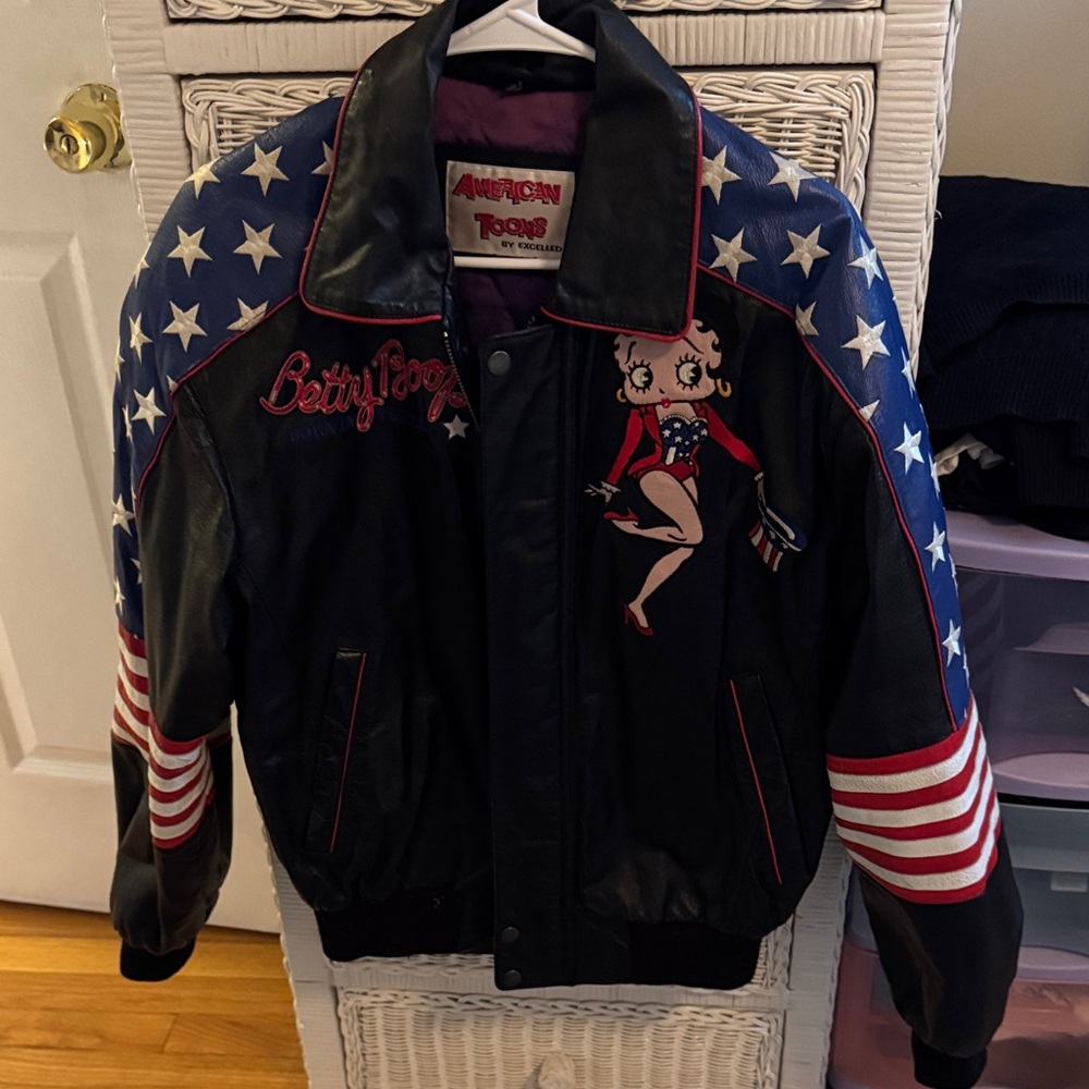Vintage Betty Boop Leather Jacket